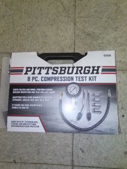 Pittsburgh 8 PC compression test kit