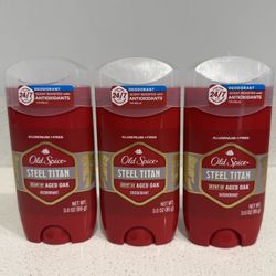 OLD SPICE DEODORANT 3OZ STEEL TITAN 