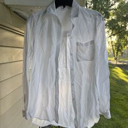 Beach Lunch Lounge Long Sleeve Button Down Shirt