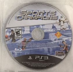 Sports champions for PS3