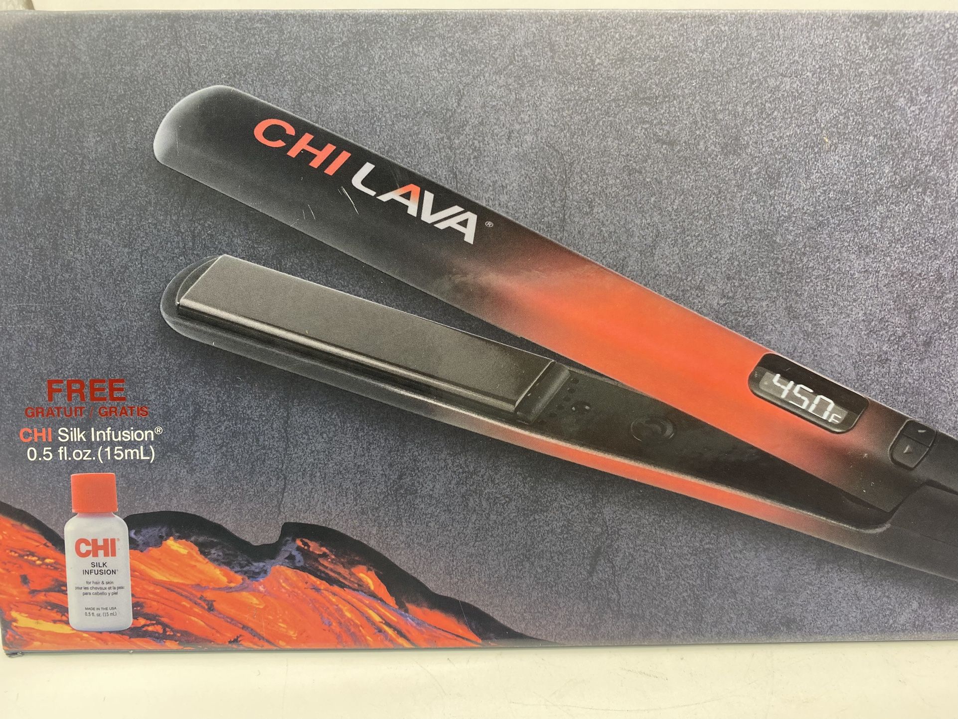 Volcanic Ceramic Hairstyling Iron Black/Red CHI Lava