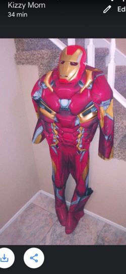 Kids Iron man and Iron woman costumes Large