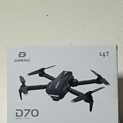 Brand New  DEERC Drone with Camera, D70 Drones with Camera for Adults 1080P HD
