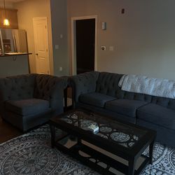 Sectional And Coffee Tables 