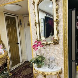 Italian Entry Table With Mirror 🪞 