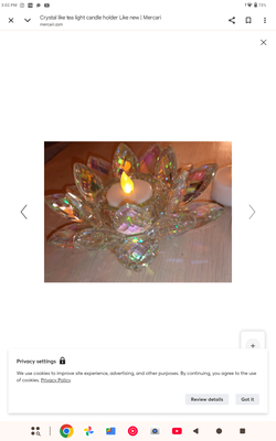 Tea candle holder look at all the pictures read the description below
