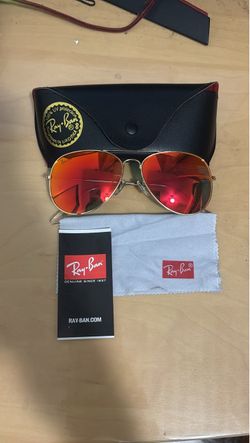 Ray-Ban Aviator Sunglasses with Case