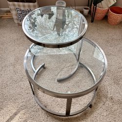 Nesting Glass Coffee/Cocktail Tables 