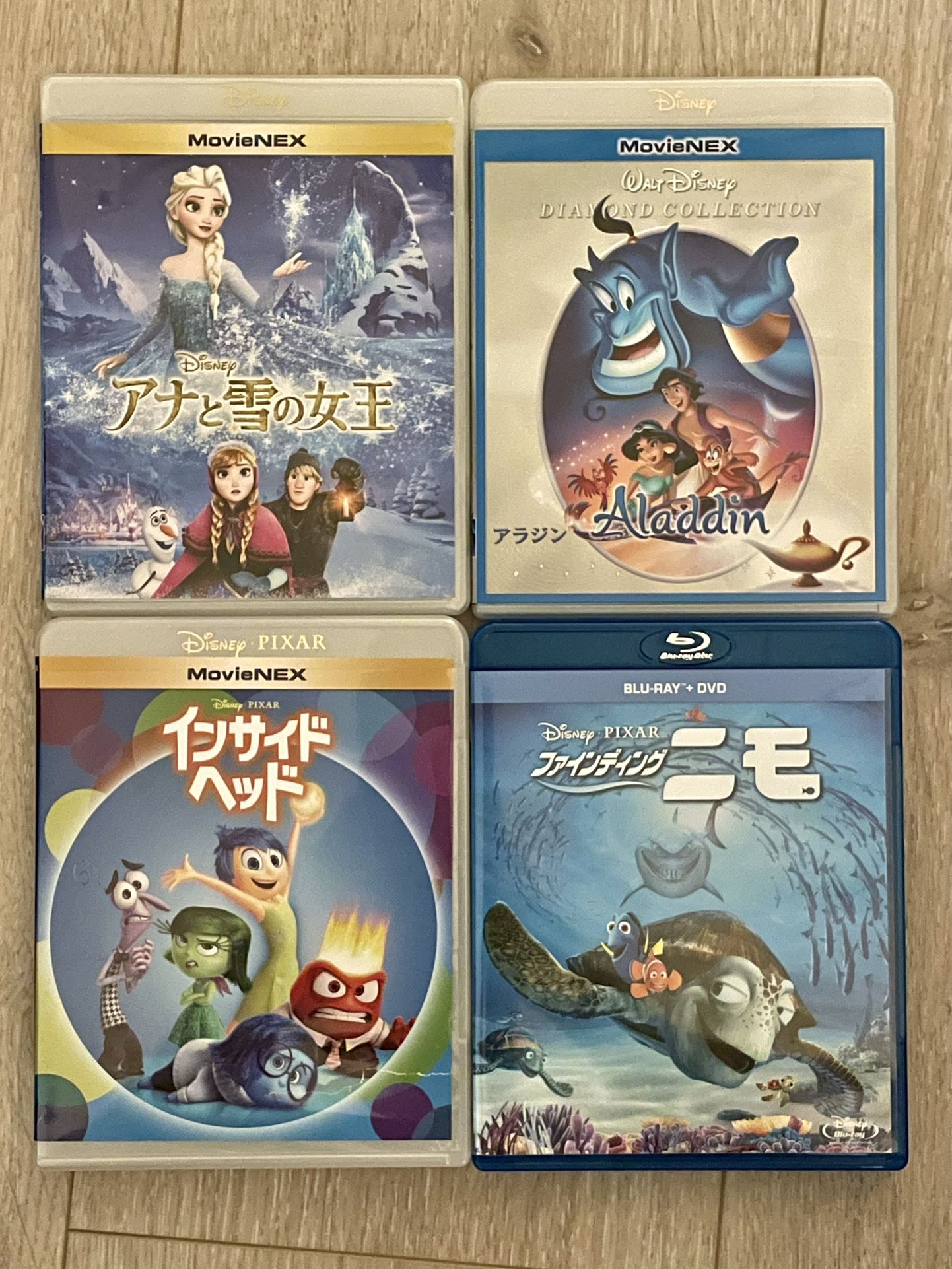 Japanese Disney Blu-Rays