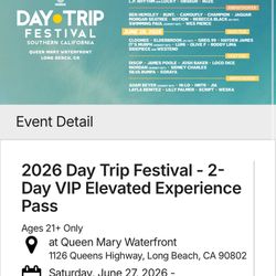 Daytrip VIP Ticket