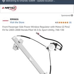 Window Regulator Driver Side 