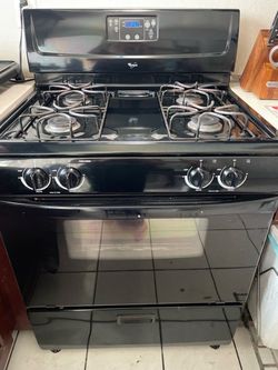 Fridge and stove