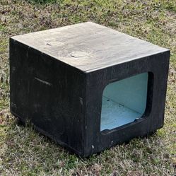Solid Wood Pet House Side Table
