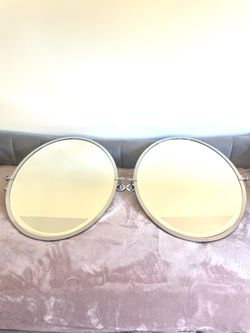 PAIR OF WALL VANITY MIRRORS