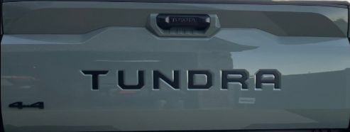 Toyota Tundra Tailgate Letter Emblems 3rd generation