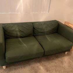 💚 Small Green IKEA Sofa – Great for Office or Studio Space! 💚
