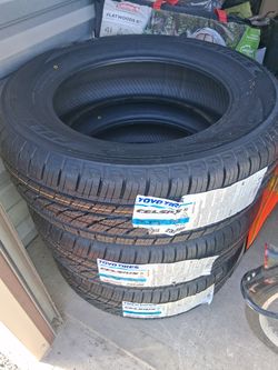 3 total. New Toyo Celsius II 225/65R17 $300