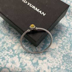  Sterling Silver Citrine Bracelet 