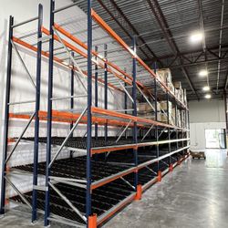 Pallet Racks Beams Uprights Wire Decks Carton Flow Forklift Delivery Install