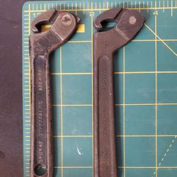 VINTAGE J.H. Williams No.471 Adjustable Hook Spanner Wrenches (2) for Sale  in Talking Rock, GA - OfferUp