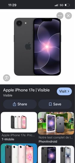 Black iPhone 17 e