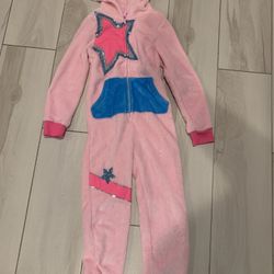 Nickelodeon JoJo's Closet Loungewear One Piece pajamas Sleepwear girl sz. M (7-8).