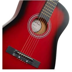 Red Accusstic Guitar 