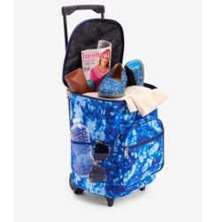 Tie-dye roller bag luggage