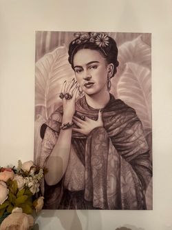 Frida Kahlo Portrait Canvas Wall Art
