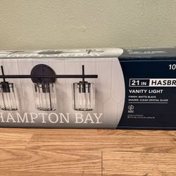Hampton Bay “21” Has brook Vanity Light 