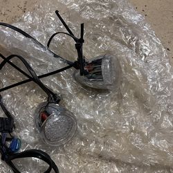 Harley Front Lights With Halo LED Switchbacks