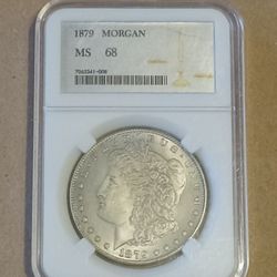 1879 Morgan Silver Dollar Ms68 Replica Copy