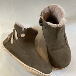 Girls Suede  Fur-Lined Boots By Camper Size US 10.5