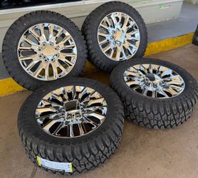 22" chrome 8 lug rims tires we offer