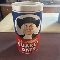 1977 Glass Quaker Oats Cookie Jar