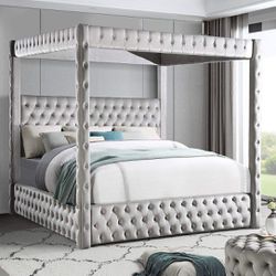 Canopy Queen / King Bed Frame, 39 Down 