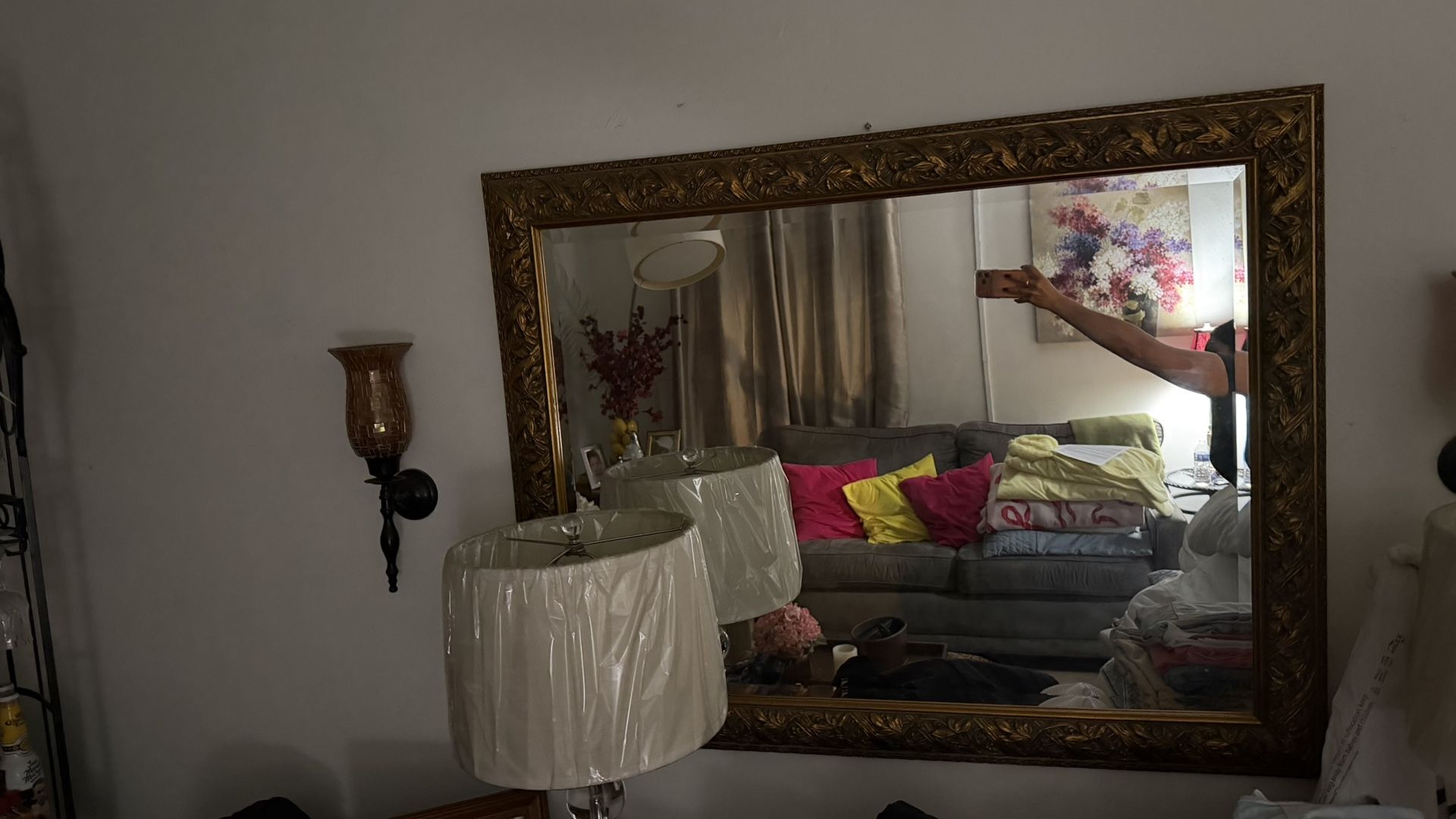 Espejo Con Marco De Bronce