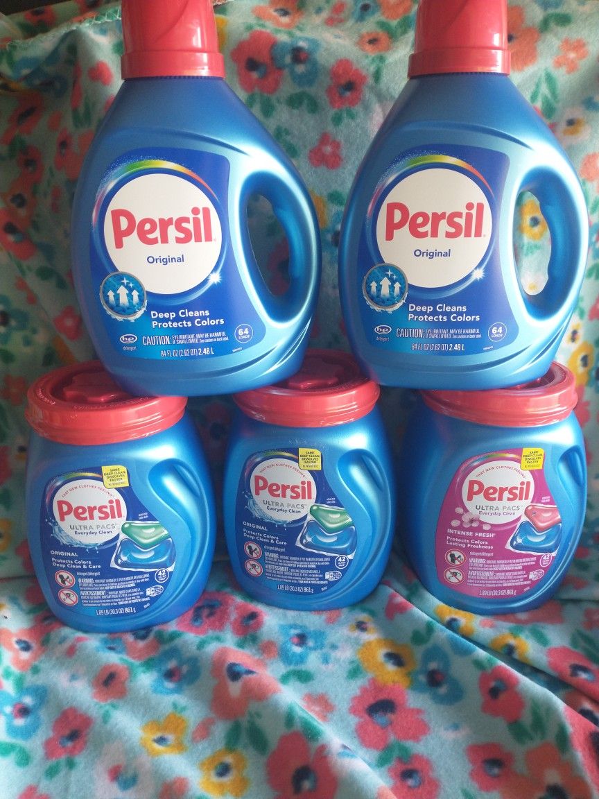 Tide,Gain ,Persil