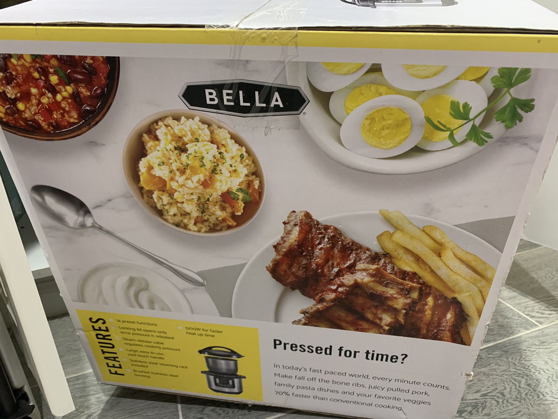 Bella 10QT Digital Multi Cooker Pressure Extra Large Capacity Brand New  Sealed for Sale in Brooklyn, NY - OfferUp