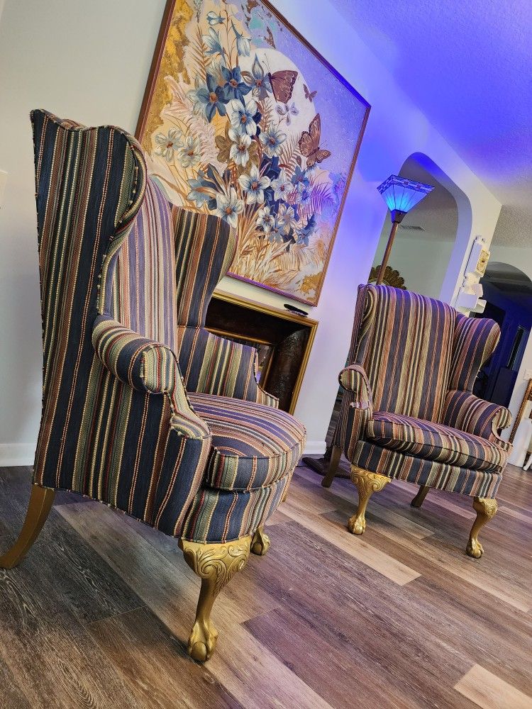 Thomasville Wingback Set Of 2 Gorgeous Chairs