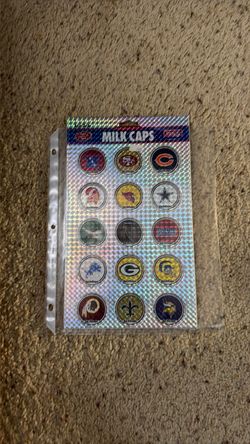 Vintage 90s Holographic Milk Caps Pogs Sheet - Rare Unpunched Collector Lot