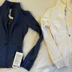 SELL TODAY - Lot Of 2 - Women’s BRAND NEW LULULEMON Define Jackets Sz 2