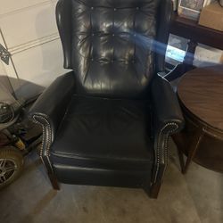 Blue Recliner 
