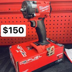 Milwaukee M18 FUEL GEN-3 18V Lithium-Ion Brushless Cordless 3/8 in. Compact Impact Wrench with Friction Ring (Tool-Only)