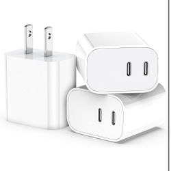 Brand: SMALLElectric USB C Charger Block,3-Pack Dual Port USB C Fast Charging Block，Type C Wall Charger Plug for iPhone 16/15/14/13/12/11/ Pro Max/Plu