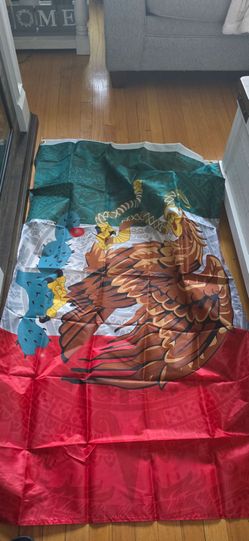 Large Mexico Flag with Coat of Arms