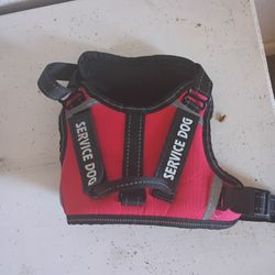 Size Small Red Service Dog Vest 