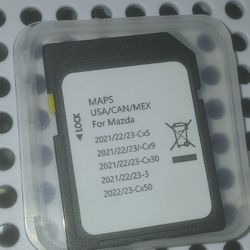 Mazda Navigation SD Card 