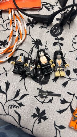 KISS Band Minifigures Set with Guitar Accessory