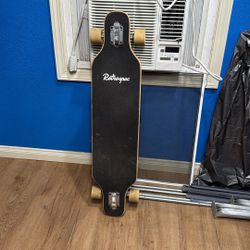 Retrospec Long Board With Elbow And Knee Pads